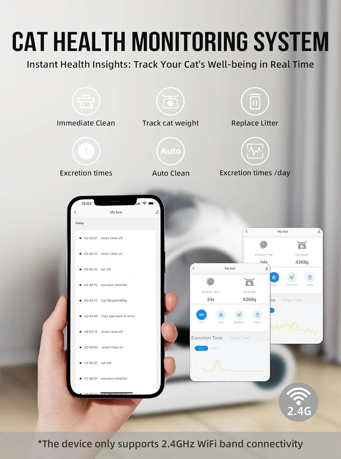 litière chat automatique
